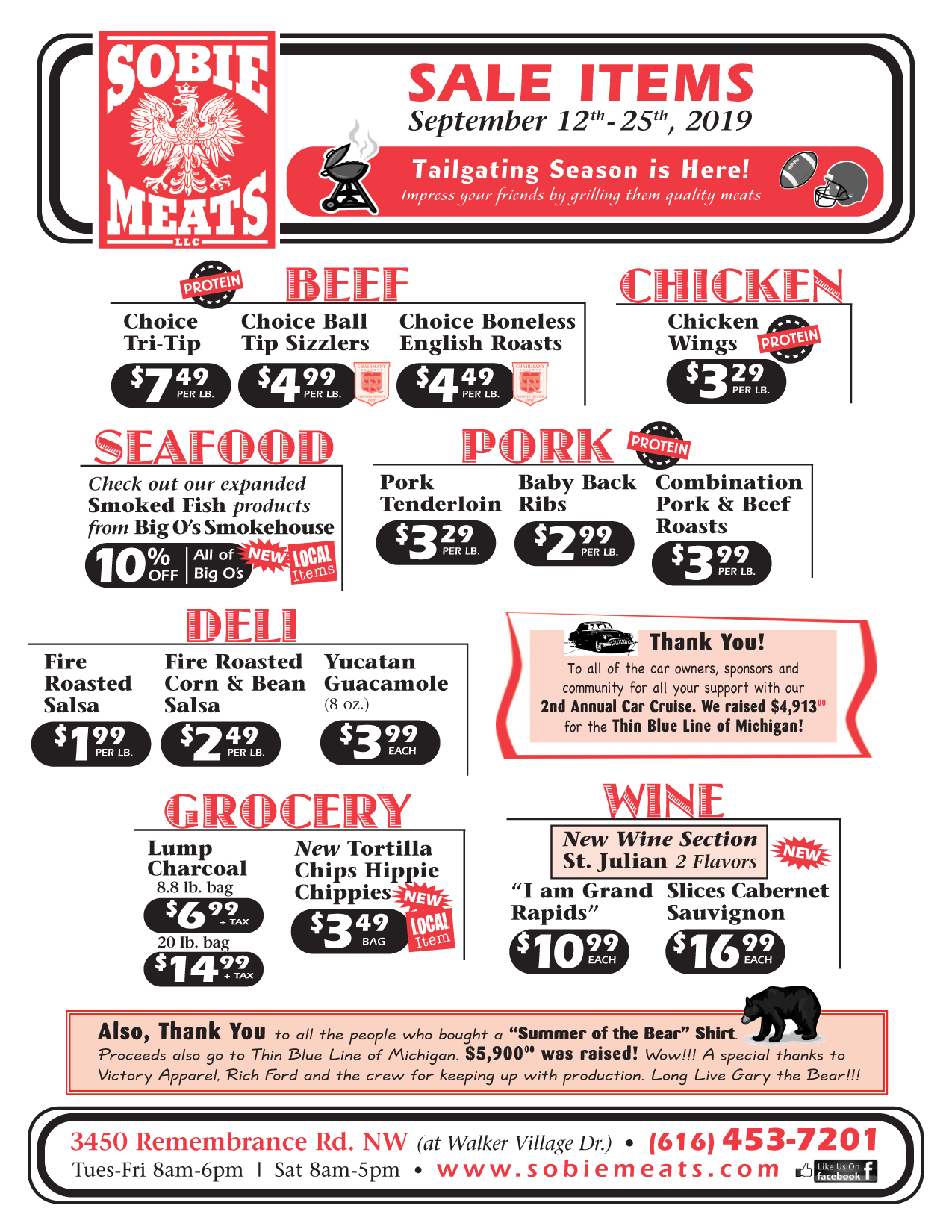 Sobie Meats » Current Sale Items