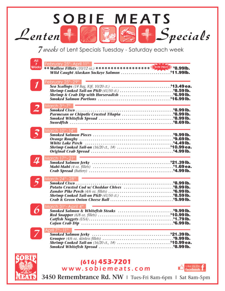 Sobie Meats » Current Sale Items