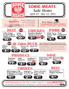 Sobie Meats » Current Sale Items